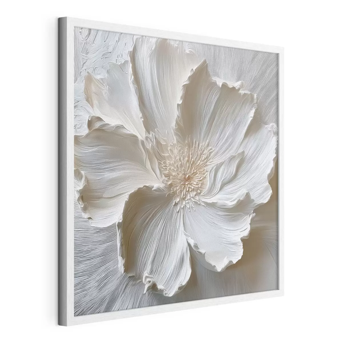 Poster Papavero bianco f48064