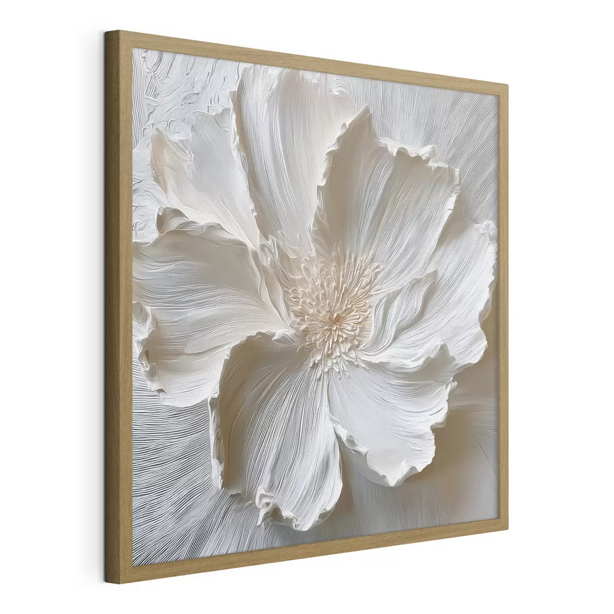 Poster Papavero bianco f48064