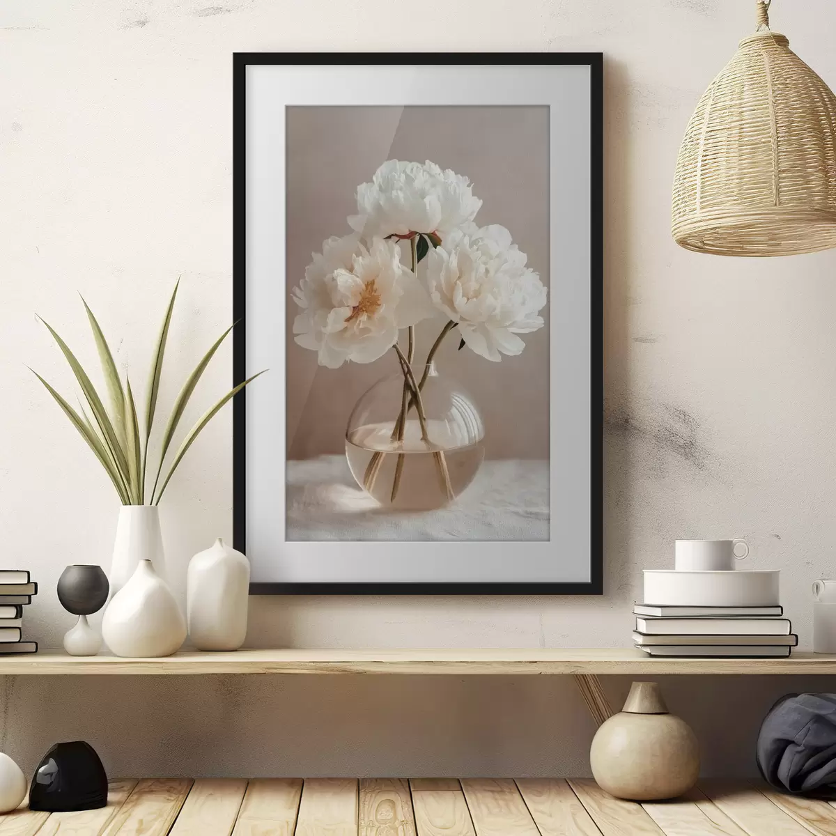 Poster Peonie e avventura f48119