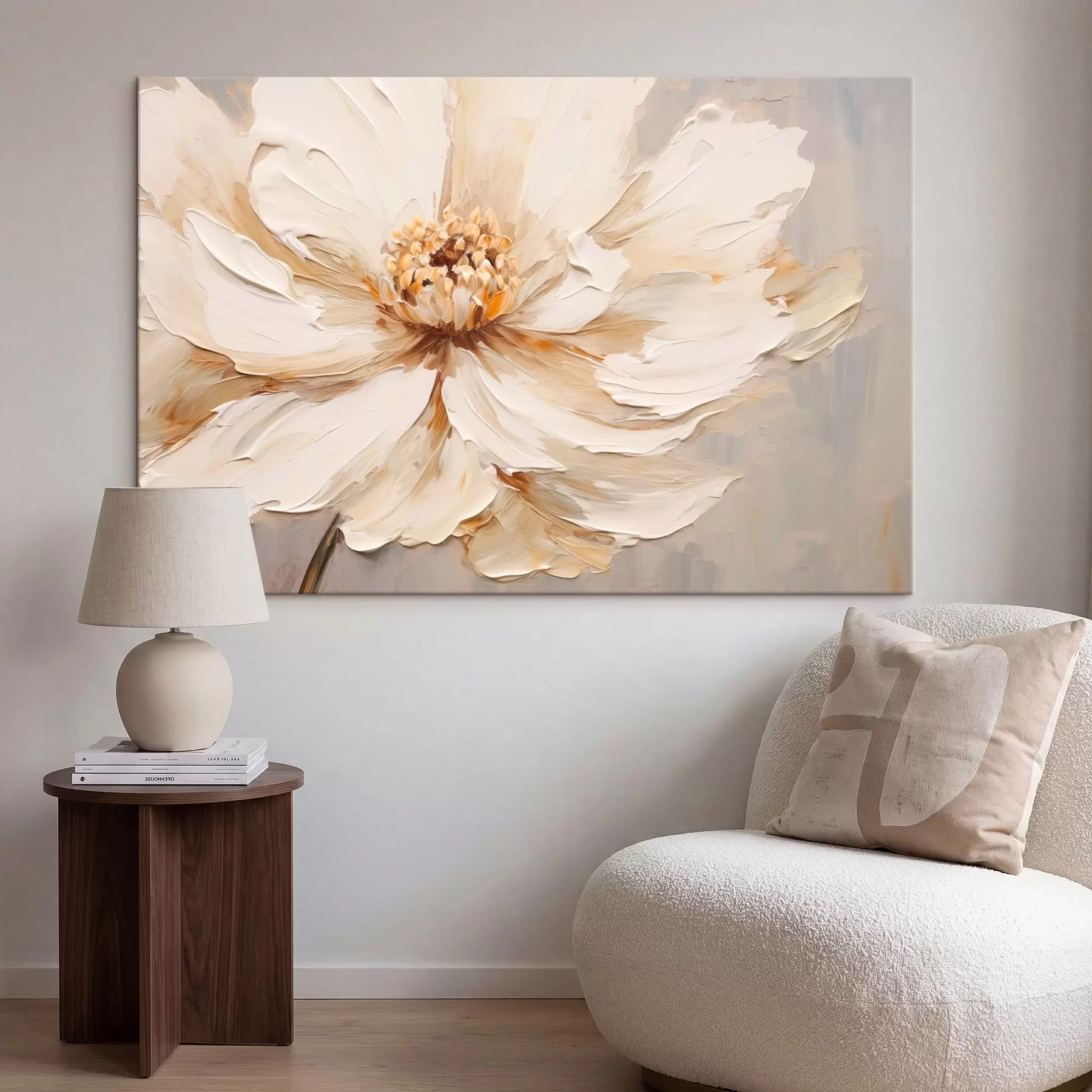 carta da parati Primo piano di un fiore dalla texture leggera nr. s48092