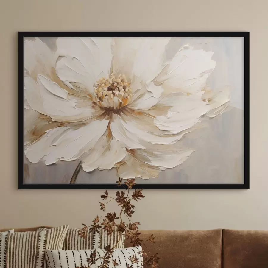 carta da parati Primo piano di un fiore dalla texture leggera nr. f48092