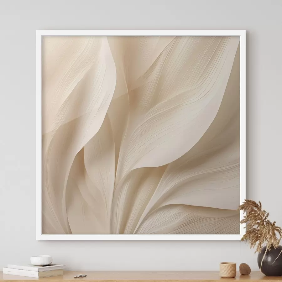 carta da parati Linee fluide astratte color beige nr. f48095