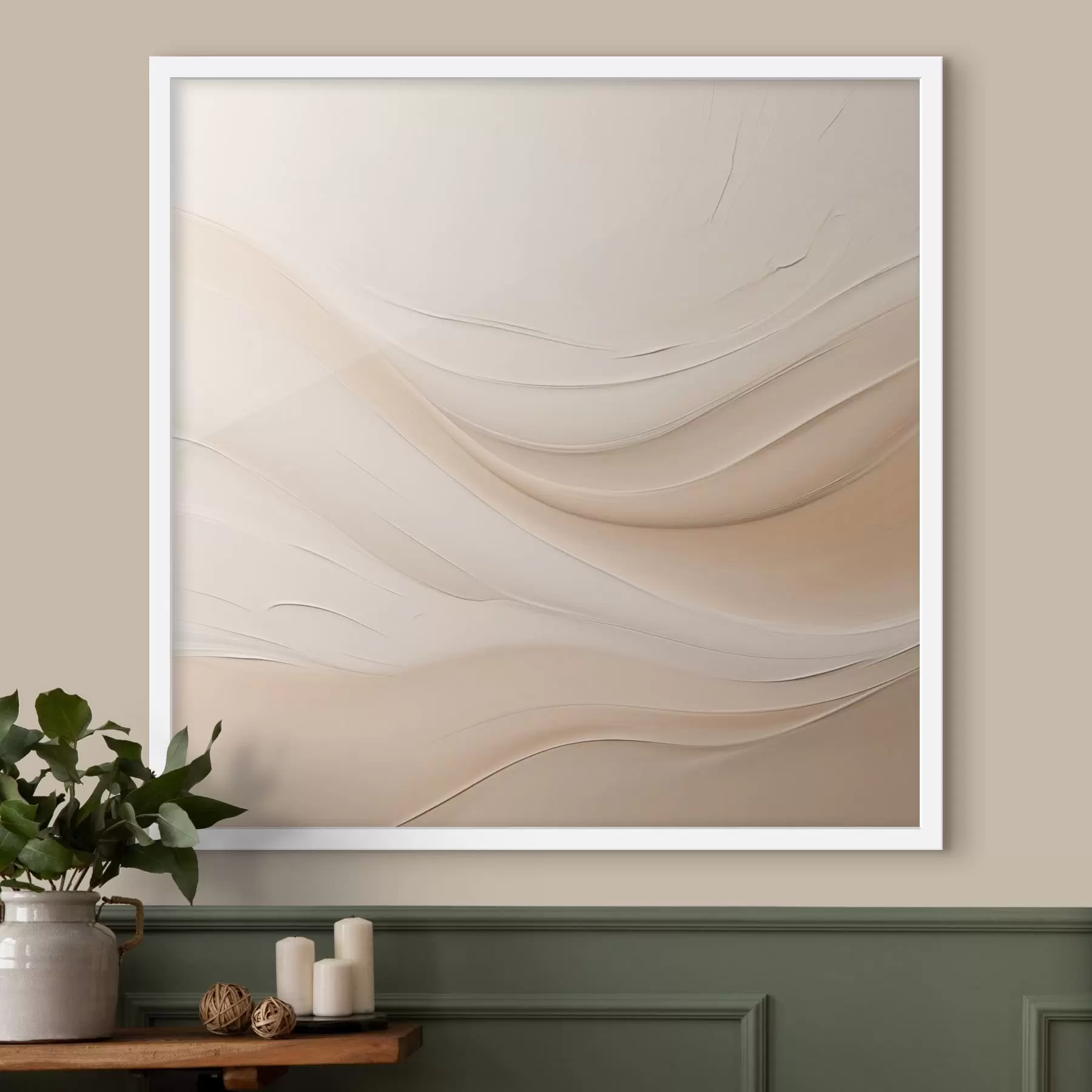 carta da parati Motivo ondulato dai toni chiari e minimalisti nr. f48097