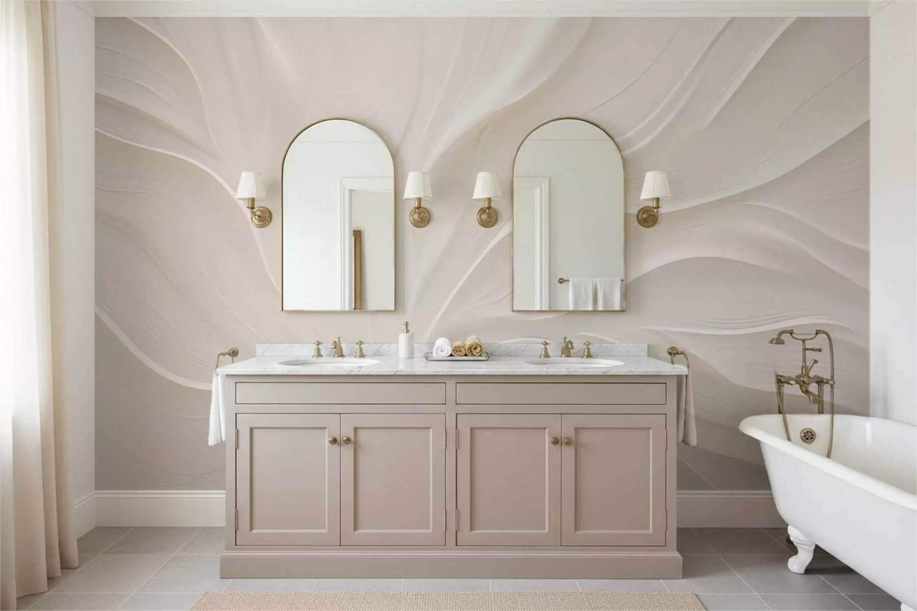 carta da parati Delicate foglie traslucide su un ramo nr. w05267