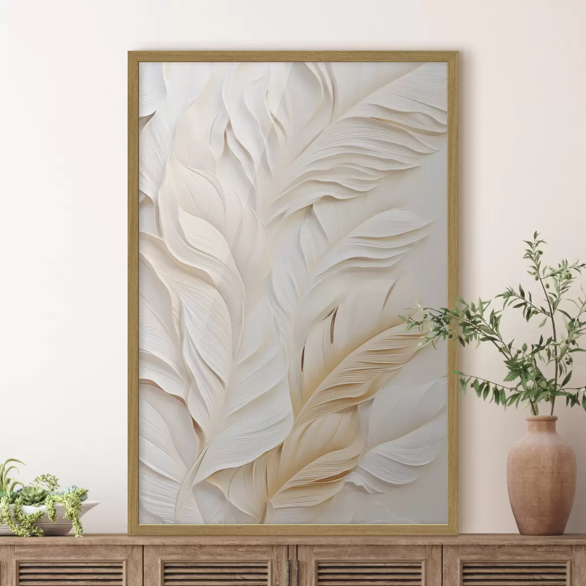 Poster Piume e carezza f47884