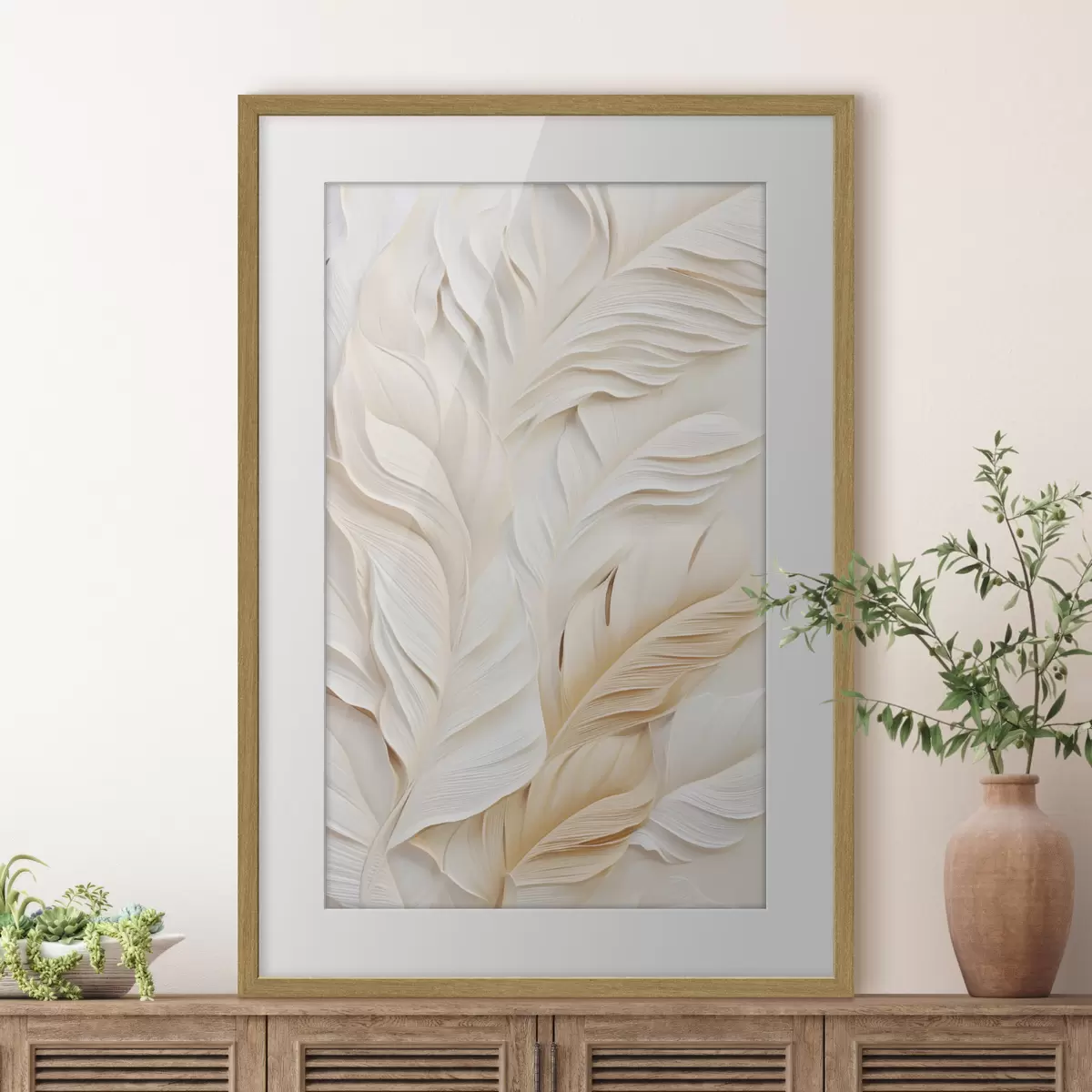 Poster Piume e carezza f47884