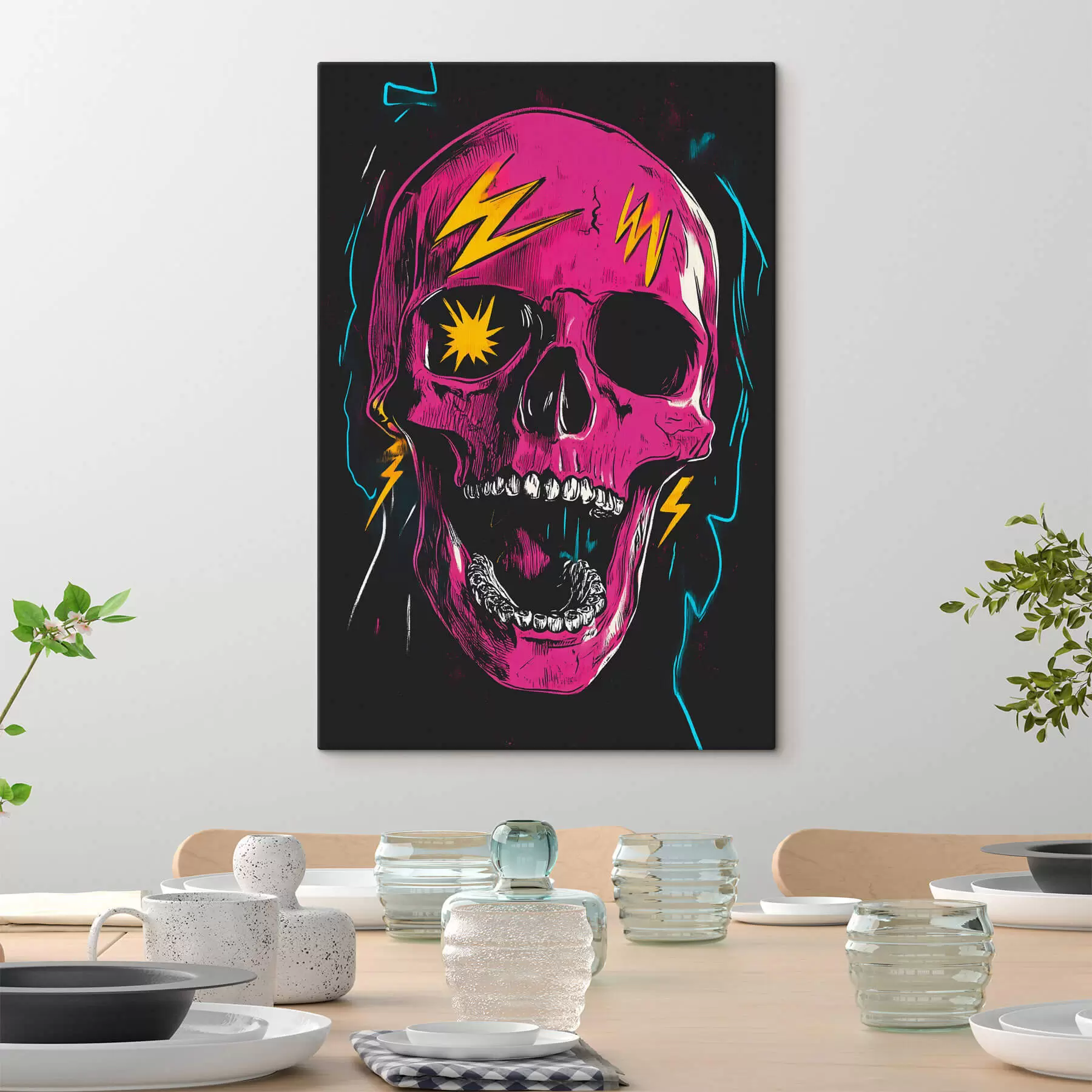 carta da parati Teschio astratto nr. s47781