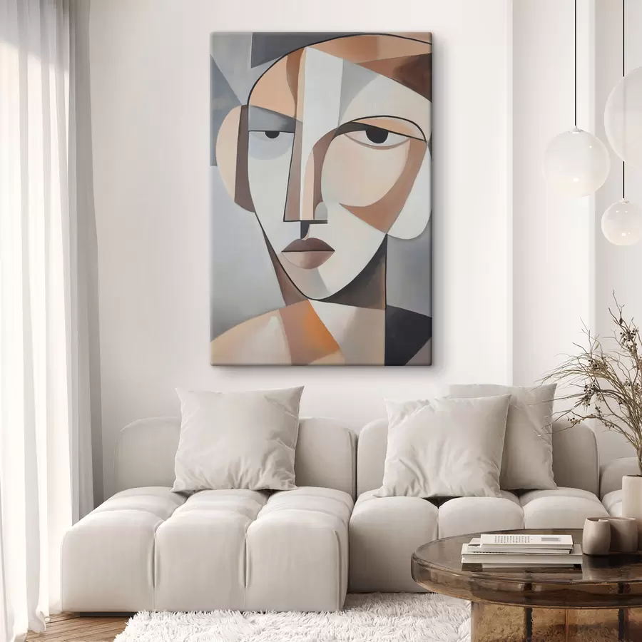 carta da parati Un ritratto cubista moderno nr. s48012