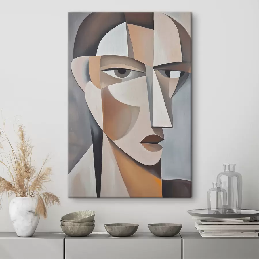 carta da parati Un ritratto cubista moderno nr. s48013