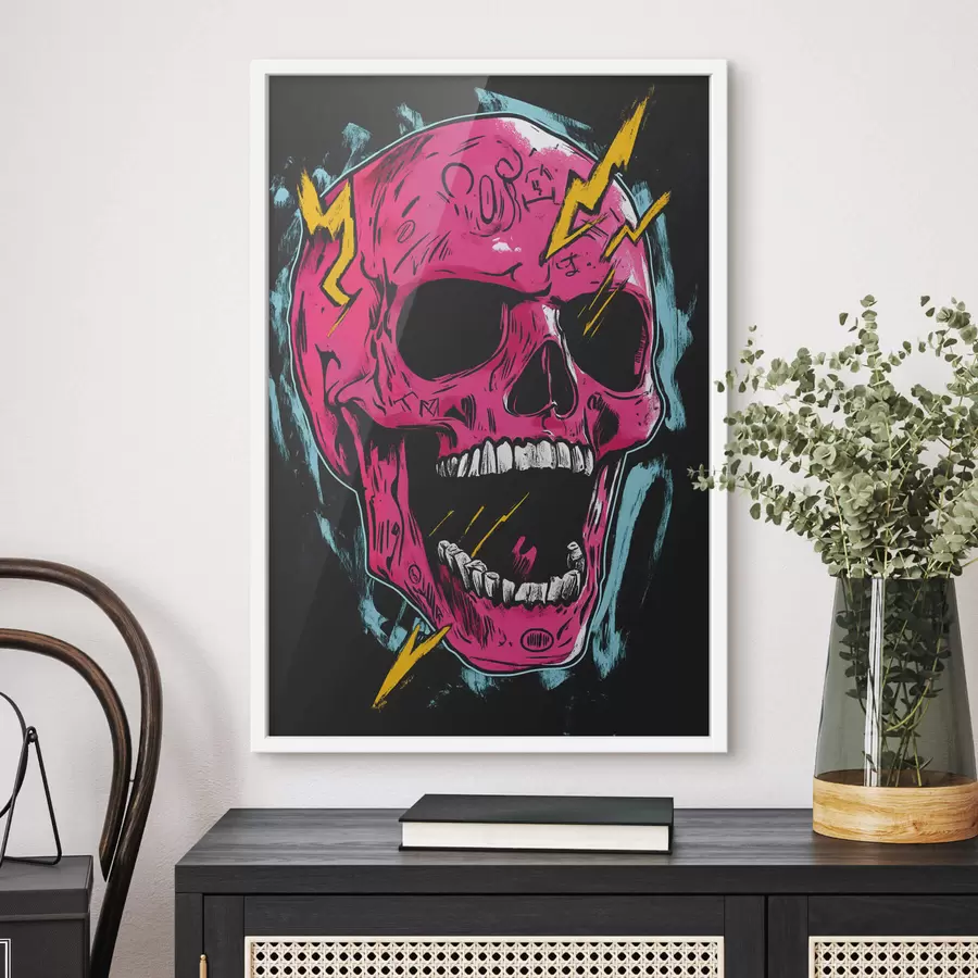 carta da parati Teschio astratto nr. f47780