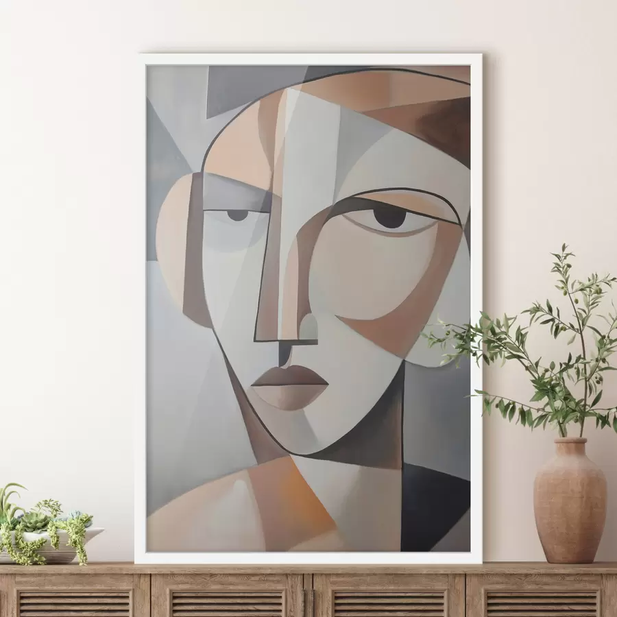 carta da parati Un ritratto cubista moderno nr. f48012