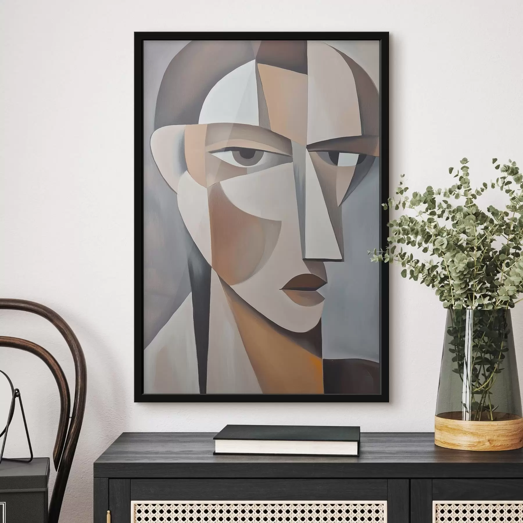 carta da parati Un ritratto cubista moderno nr. f48013