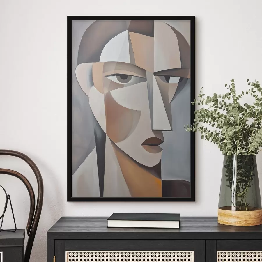 carta da parati Un ritratto cubista moderno nr. f48013