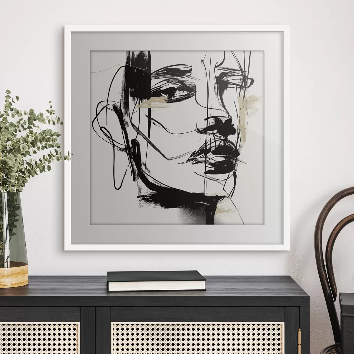 Poster Ritratti minimalisti di una donna f48014