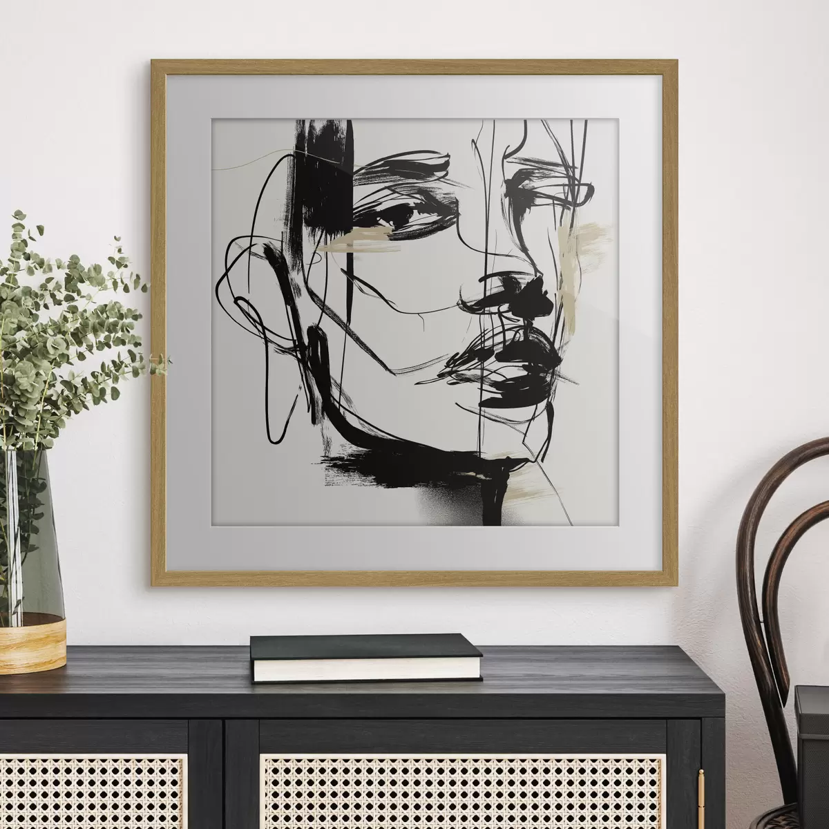 Poster Ritratti minimalisti di una donna f48014
