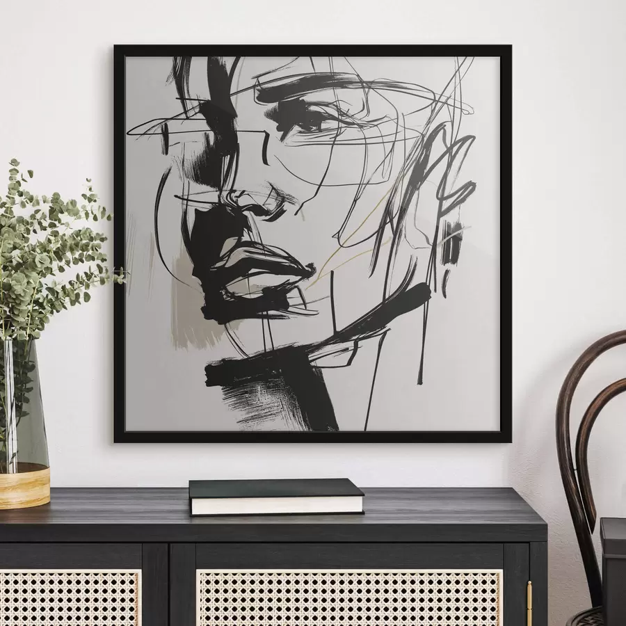 carta da parati Ritratti minimalisti di un uomo nr. f48015