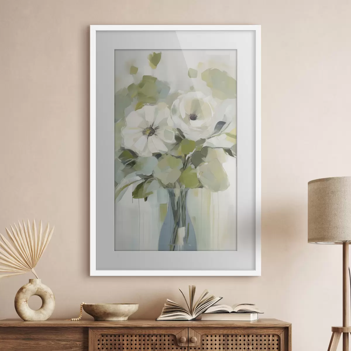 Poster Fiori in un vaso, dipinto imitazione f48167