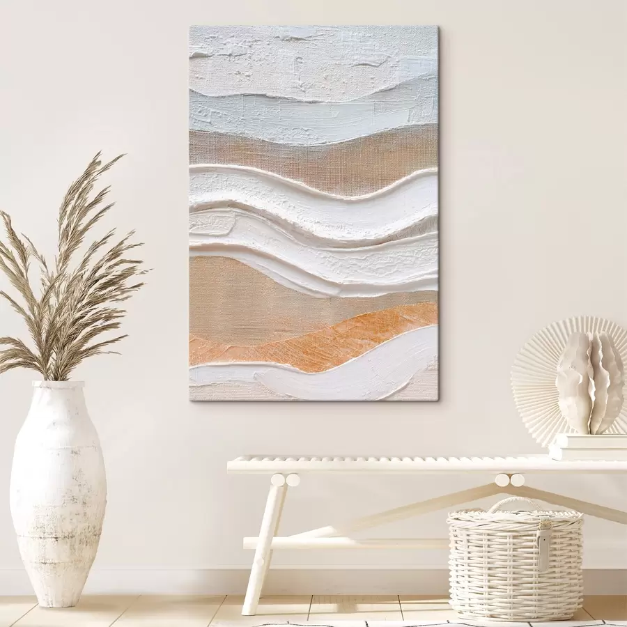 carta da parati Composizione materica con pennellate decise in stile minimalista nr. s47965