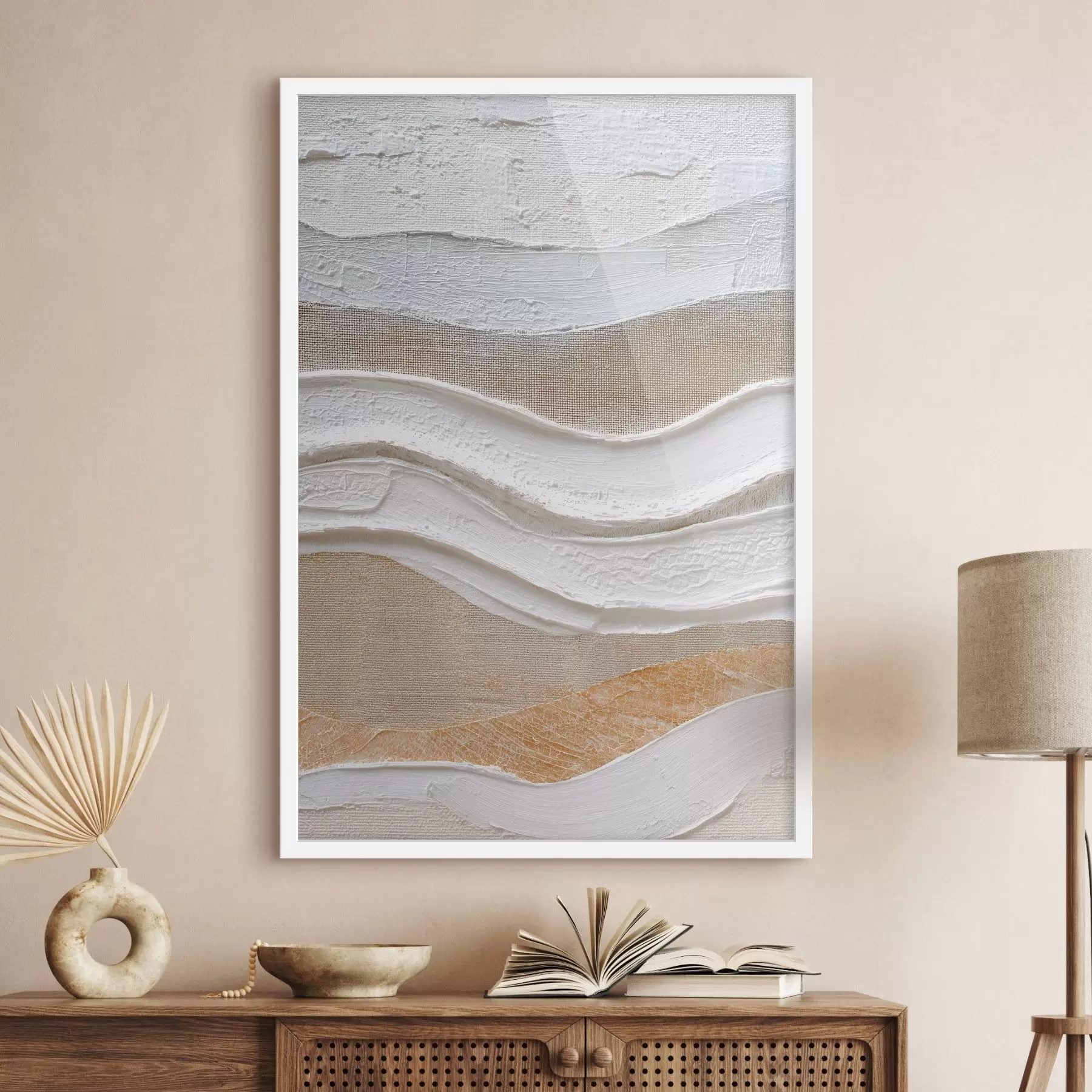 carta da parati Composizione materica con pennellate decise in stile minimalista nr. f47965