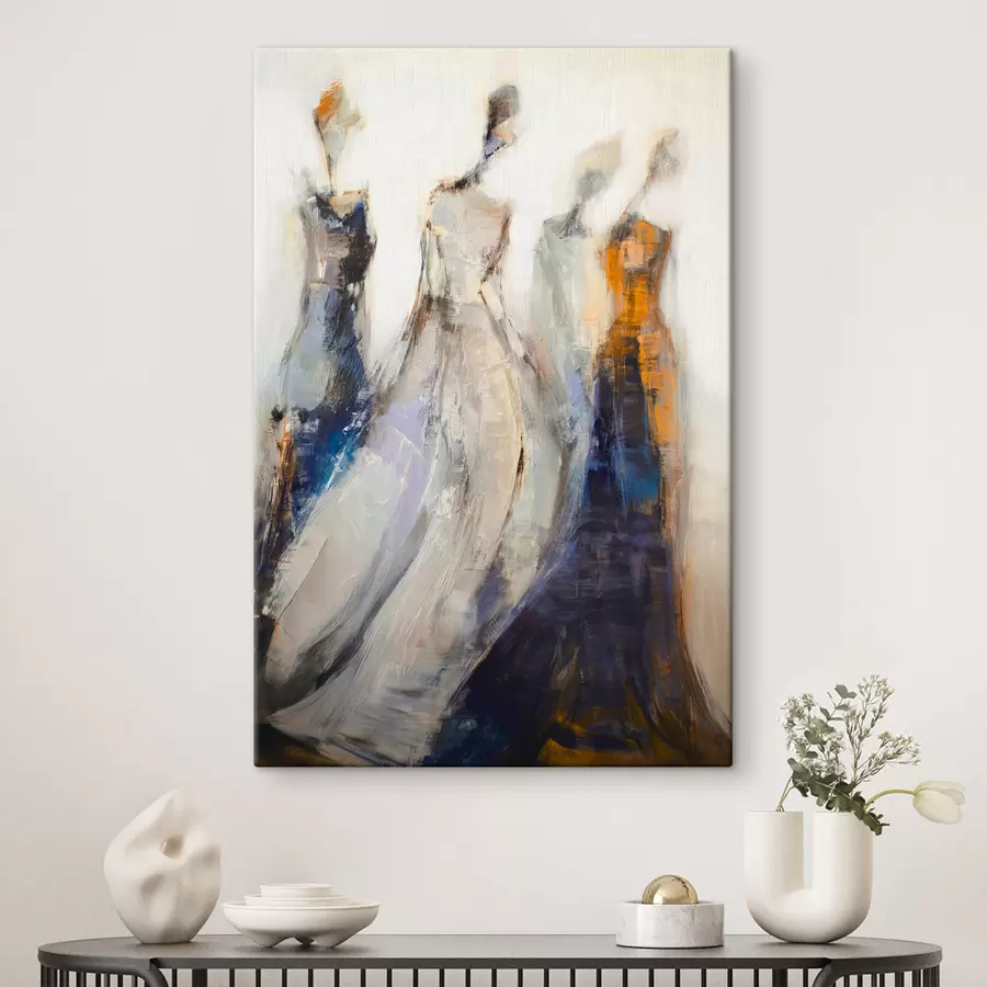 carta da parati Eleganti sagome femminili astratte nr. s48180