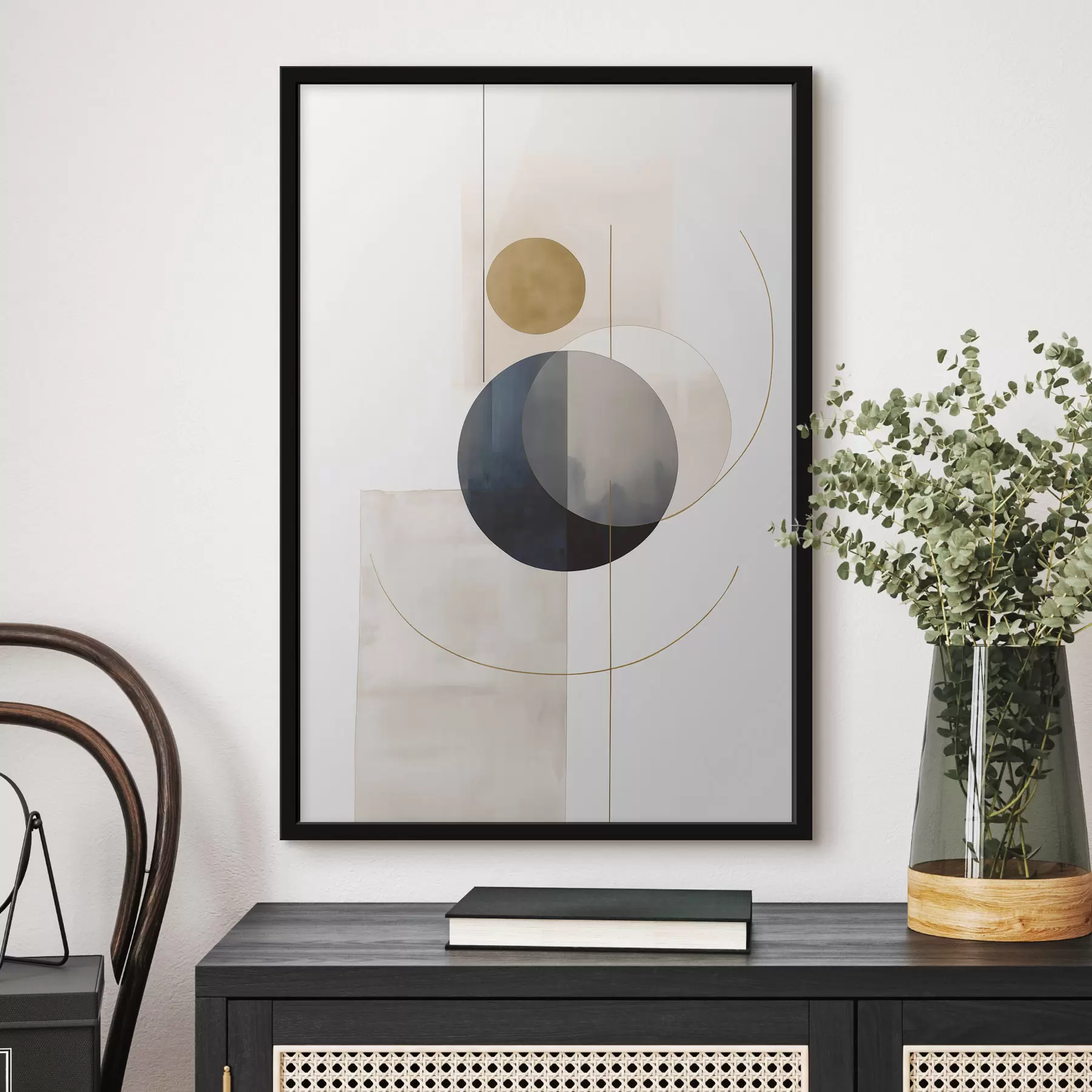 carta da parati Astratto con cerchi nr. f48018