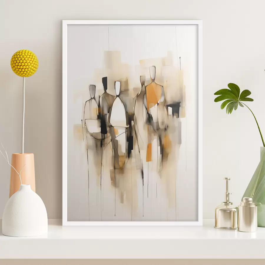 carta da parati Silhouette astratte nr. f48019