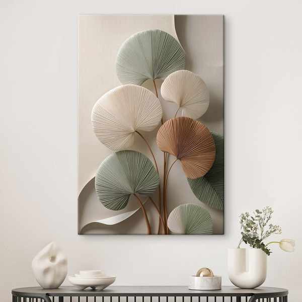 Quadri Composizione astratta con foglie, Quadri unici, s48224 : Uwalls.it