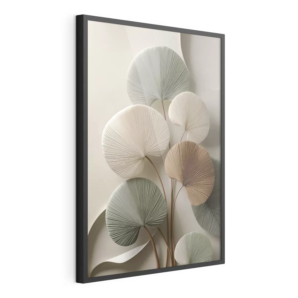 Poster Bouquet di foglie pieghettate f48224