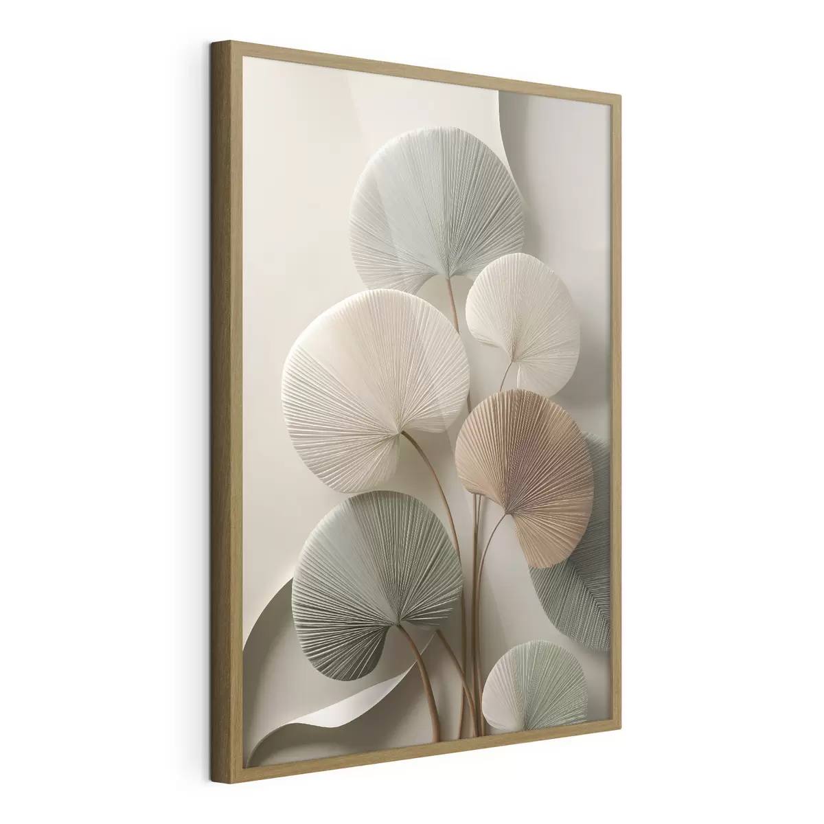 Poster Bouquet di foglie pieghettate f48224
