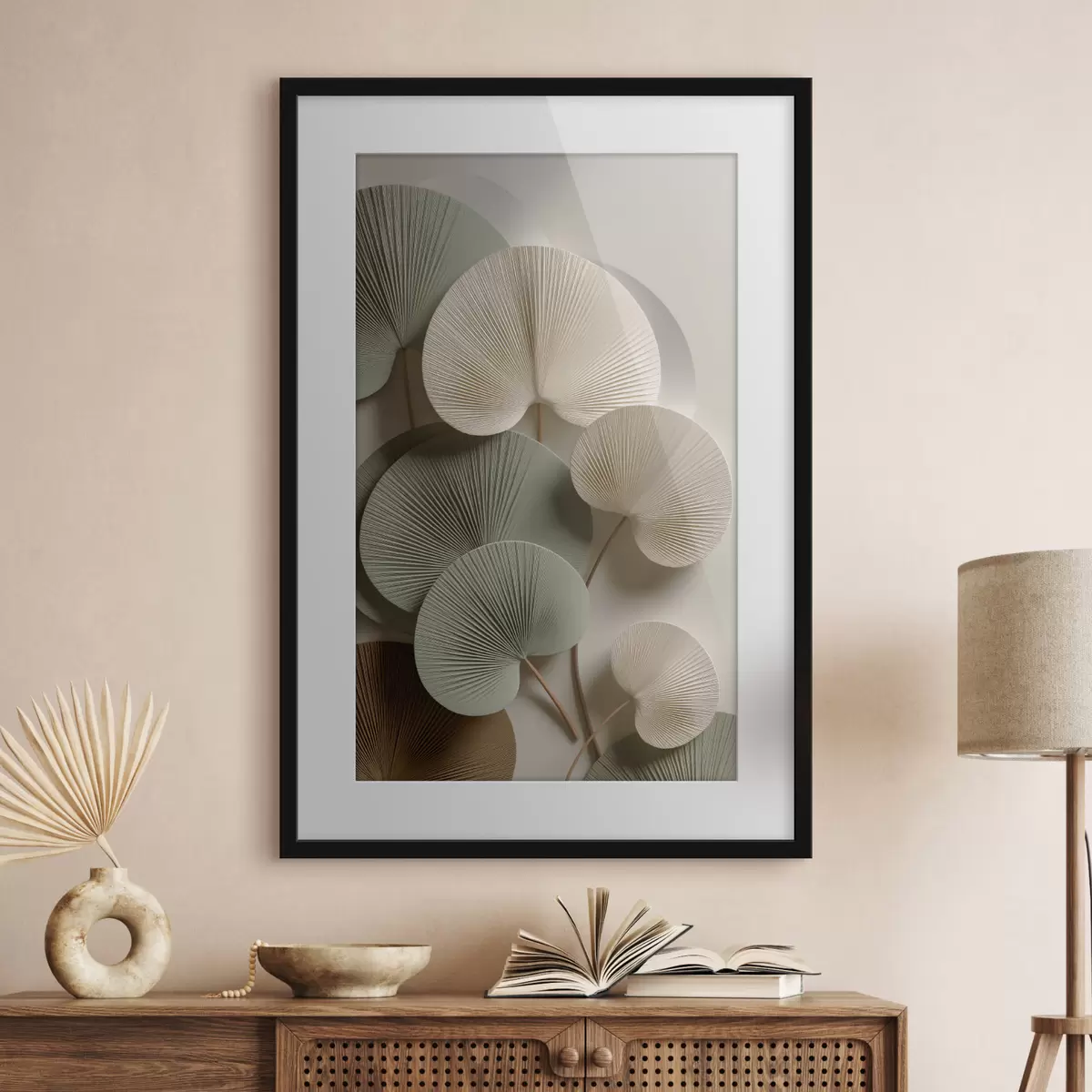 Poster Foglie nello spazio f48225