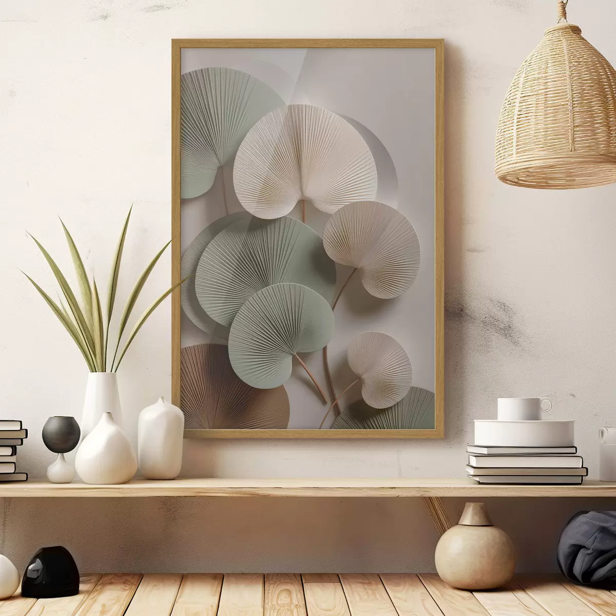 Poster Foglie nello spazio f48225