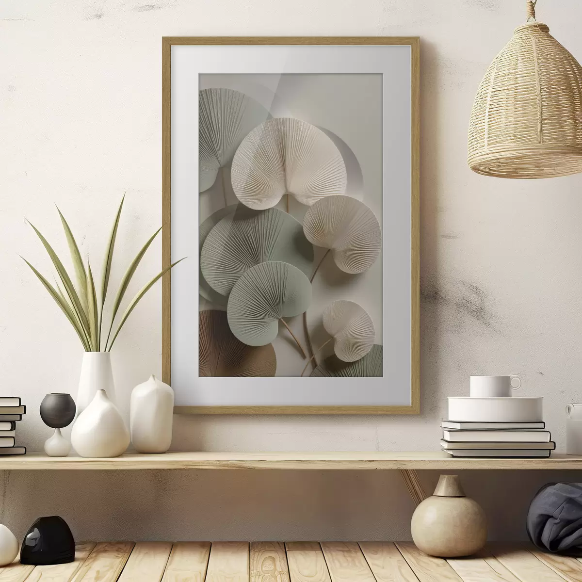 Poster Foglie nello spazio f48225