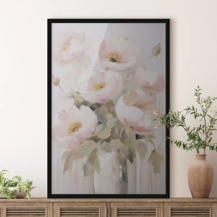 carta da parati Fiori astratti in un vaso nr. f48264