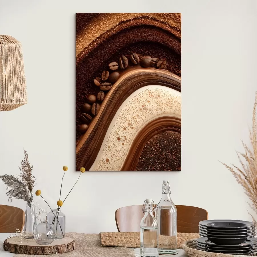 carta da parati strati di caffè nr. s47959