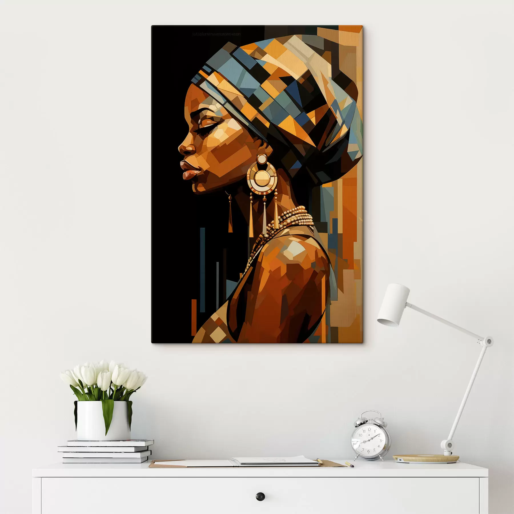 carta da parati Ritratto astratto di donna nr. s48299