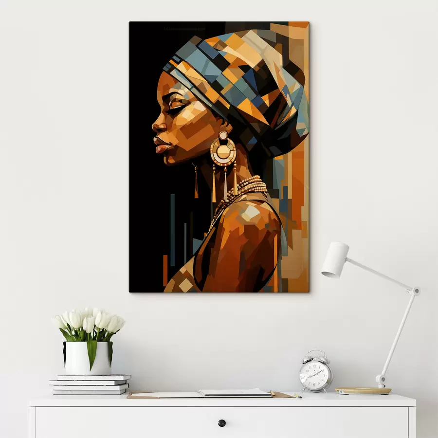 carta da parati Ritratto astratto di donna nr. s48299