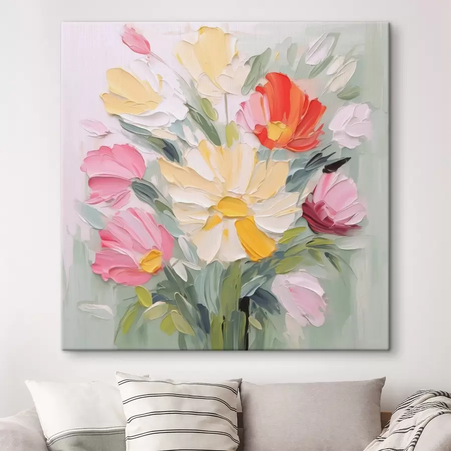 carta da parati Bouquet imitazione di un dipinto nr. s48316