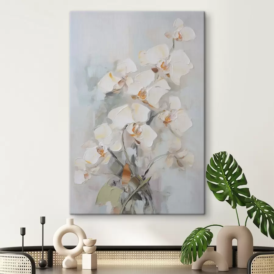 carta da parati Pittura a imitazione di ramo di orchidea nr. s48321