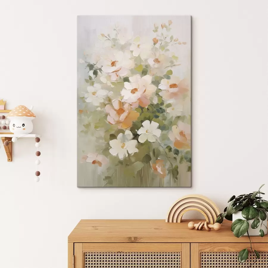 carta da parati Pittura a imitazione di fiori nr. s48322