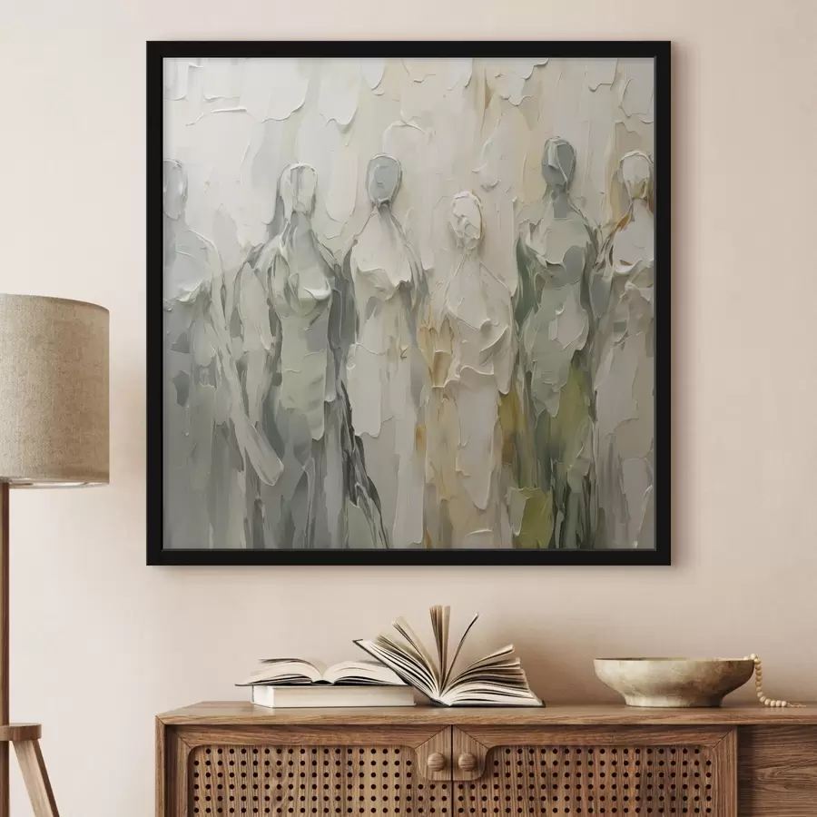 carta da parati Sagome astratte imitazione della pittura nr. f48275