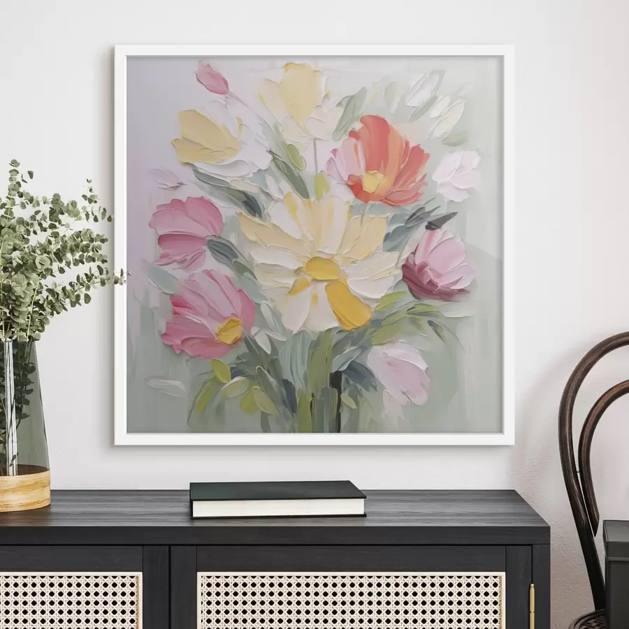 carta da parati Bouquet imitazione di un dipinto nr. f48316