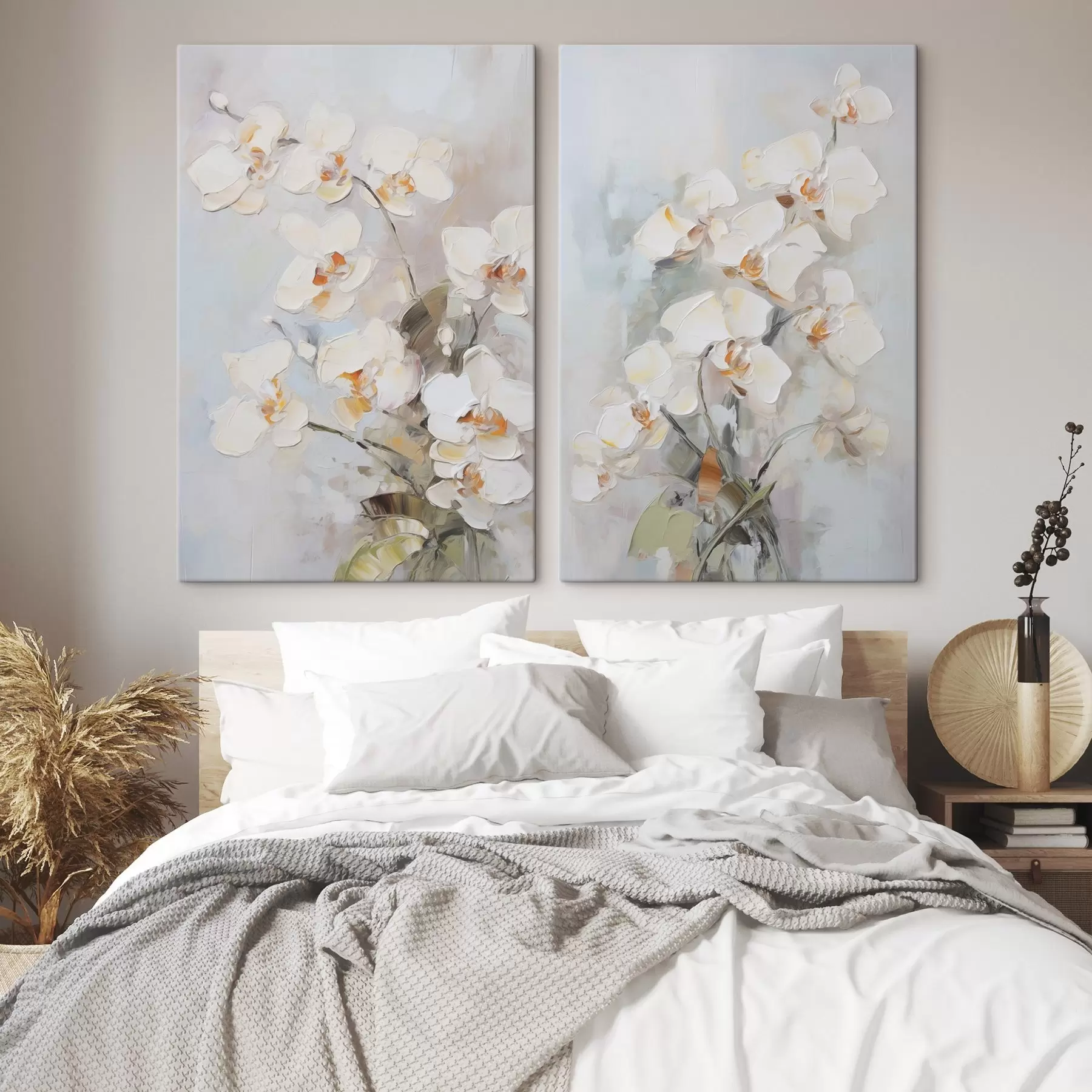 carta da parati Dipinto che imita le orchidee nr. m30187