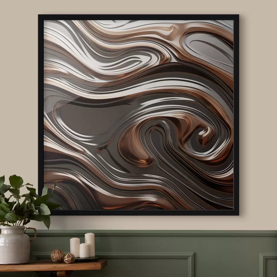 carta da parati Arte astratta con motivi a spirale nr. f48399