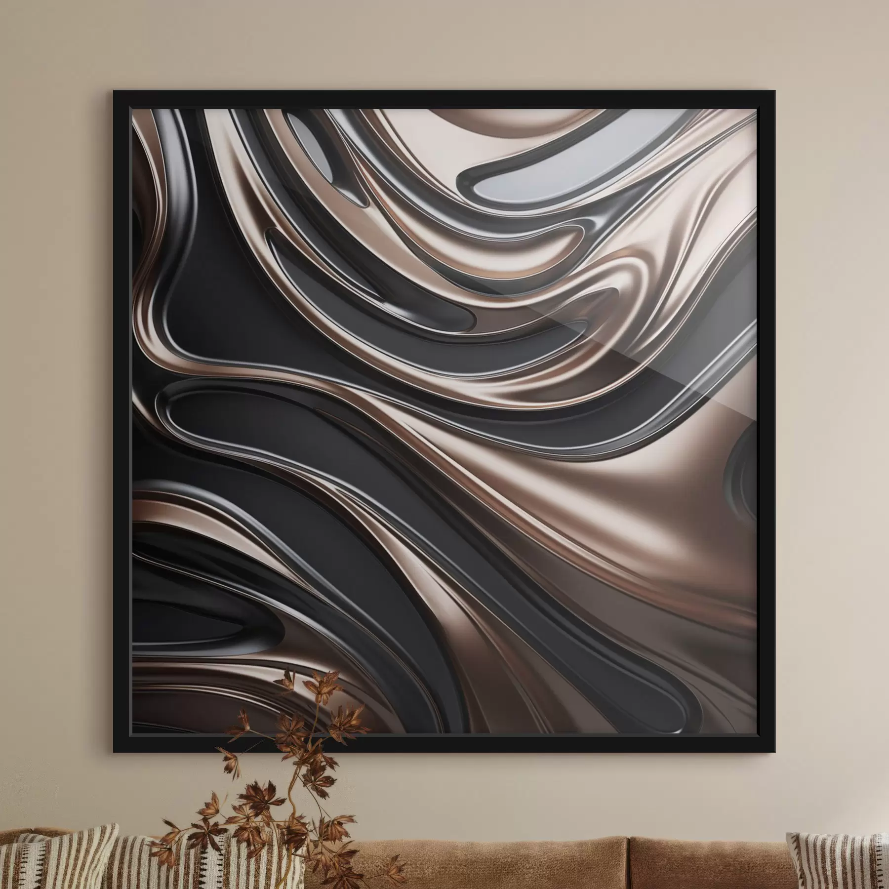 carta da parati Arte astratta con motivi a spirale nr. f48400