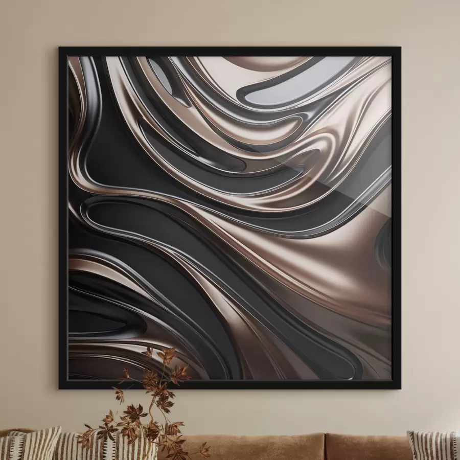 carta da parati Arte astratta con motivi a spirale nr. f48400