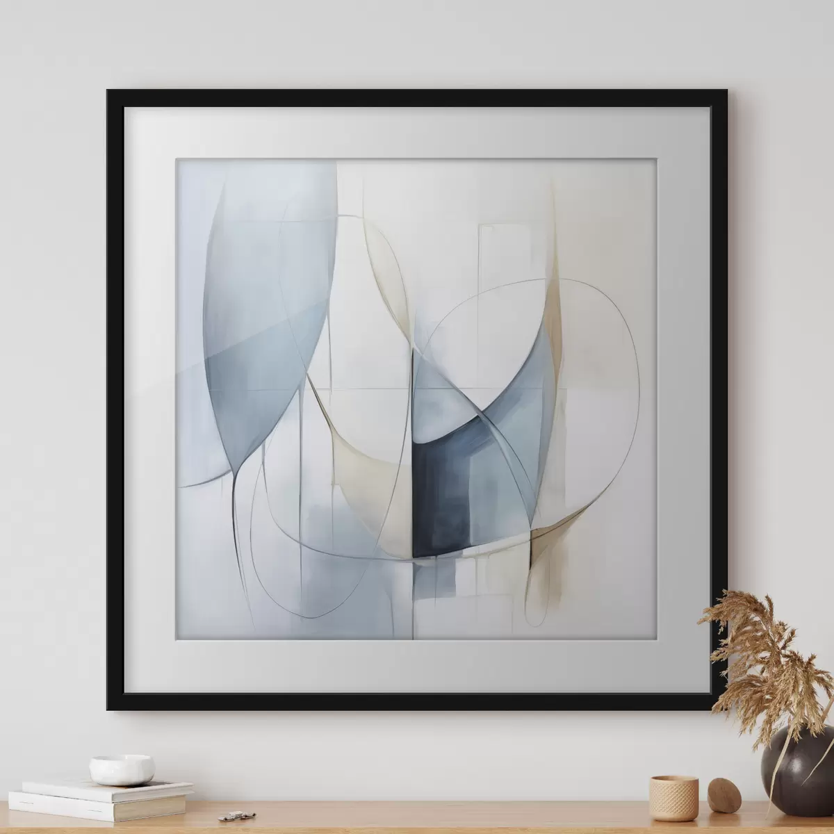 Poster Equilibrio azzurro f48404