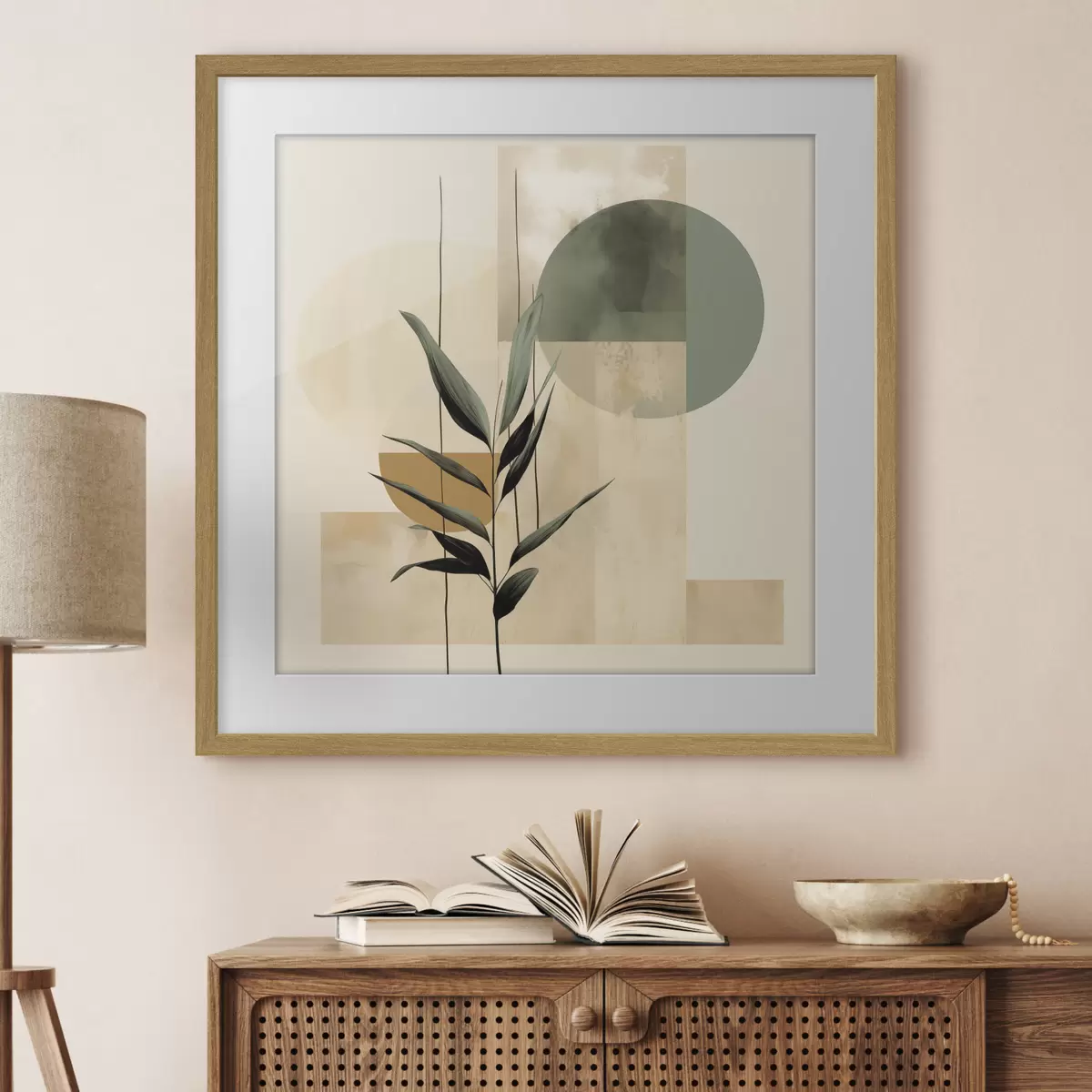 Poster Geometria e abbraccio f48409