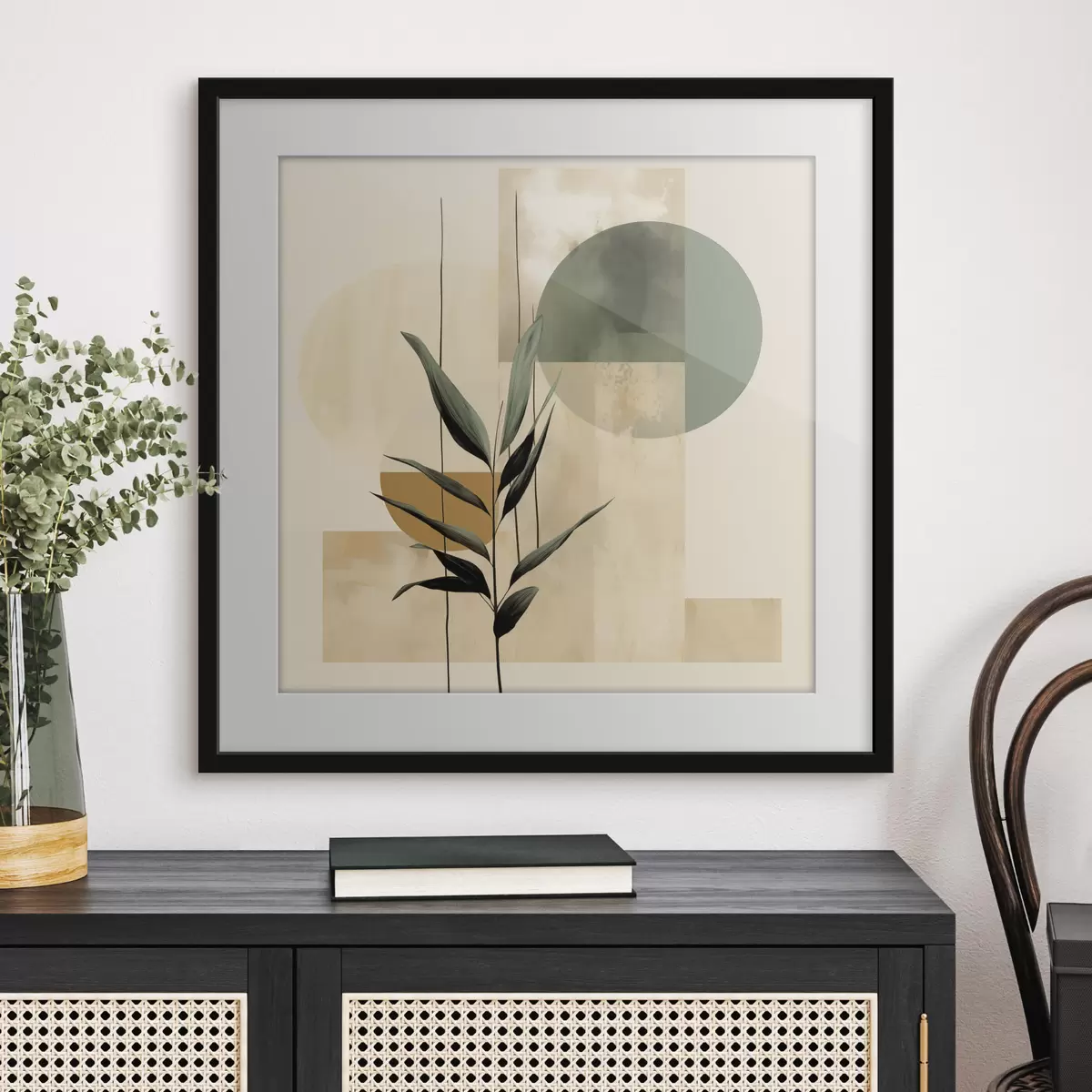 Poster Geometria e abbraccio f48409