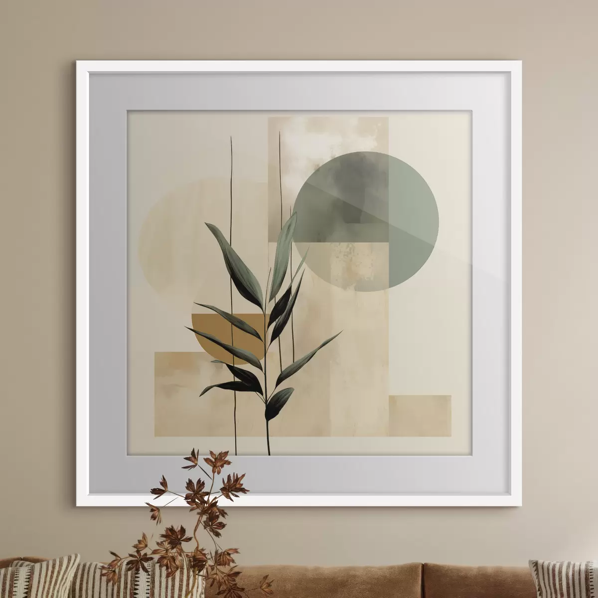 Poster Geometria e abbraccio f48409