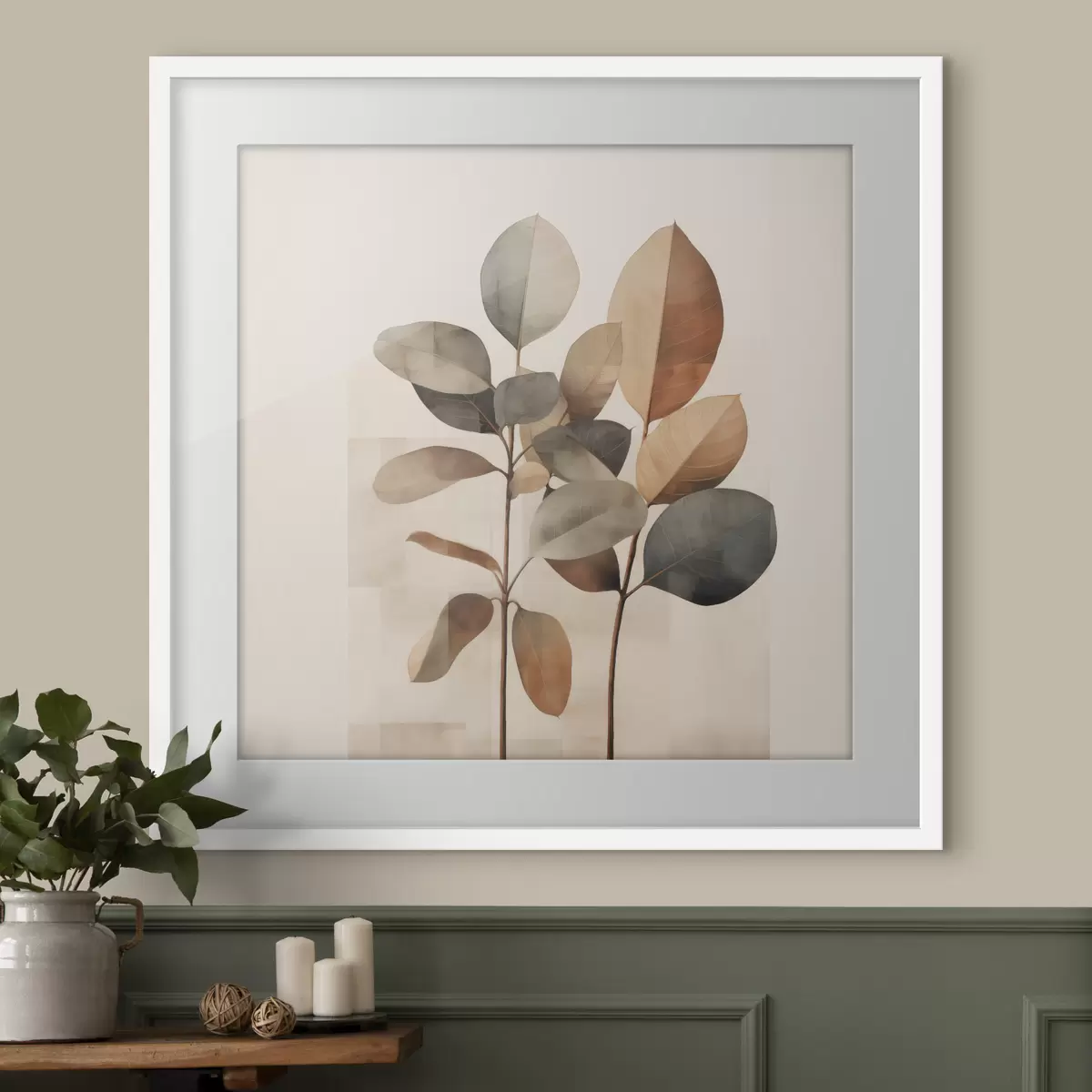 Poster Foglie e speranza f48413